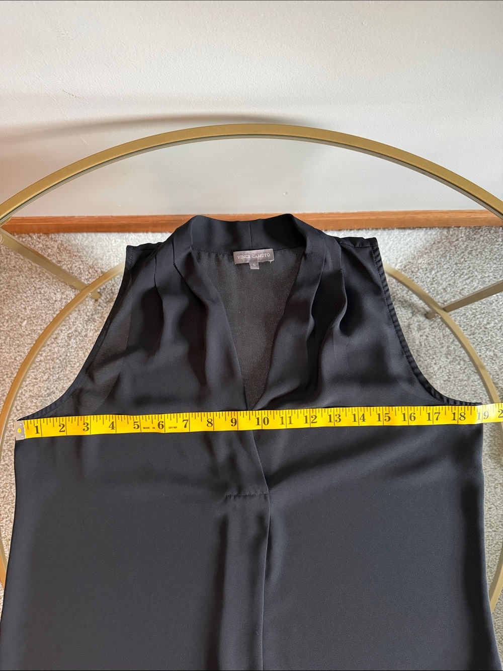 Vince Camuto Sheer Sleeveless Top Size S - Picture 9 of 14